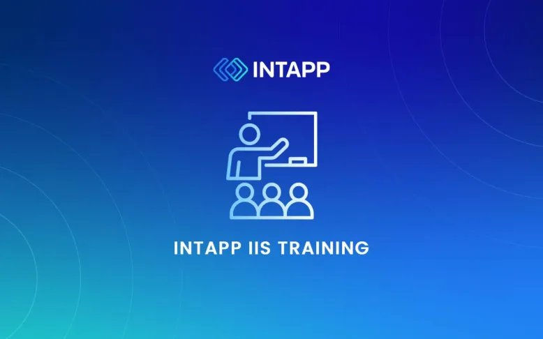 Intapp IIS Training